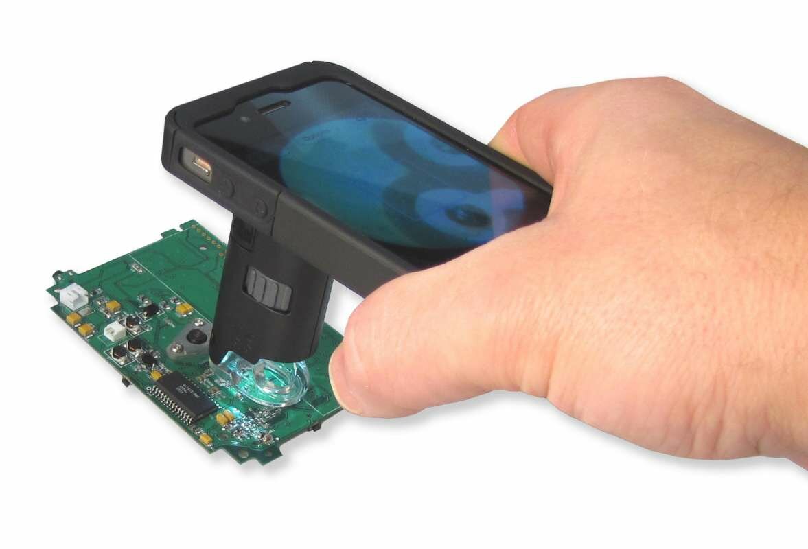 Mikroskop s adaptérem na iPhone 4/4S Carson Carson Optical (USA)