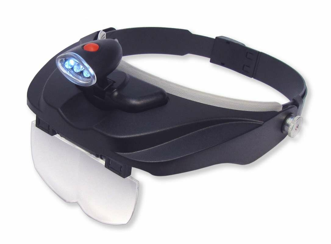 Náhlavní lupa Carson MagniVisor CP-60 s LED Carson Optical (USA) Náhlavní lupa Carson MagniVisor CP-60 s LED Carson Optical (USA)