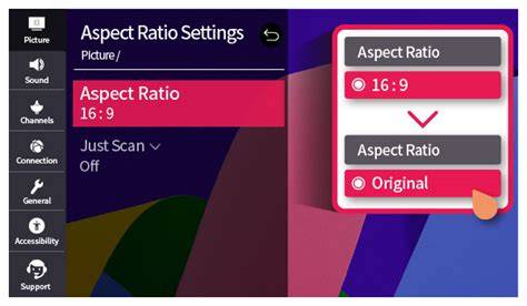illustration of aspect ratio settings