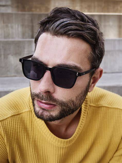 Polarizační brýle Wayfarer hranaté - náhled na design