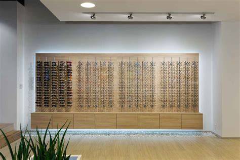 Interiér optiky a servis brýlí