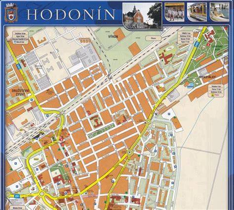 Mapa Hodonína a okolí prodejny