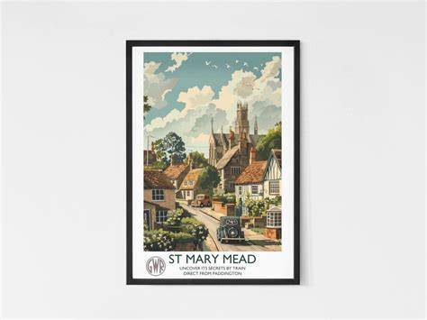 illustrative poster of St. Mary Mead and Gossington Hall