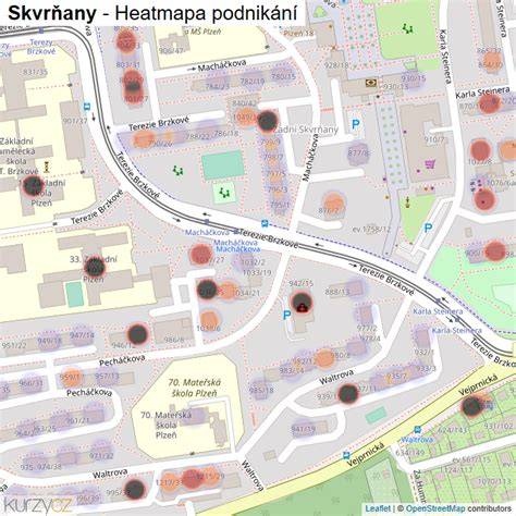 schematická mapa rozložení autokamer
