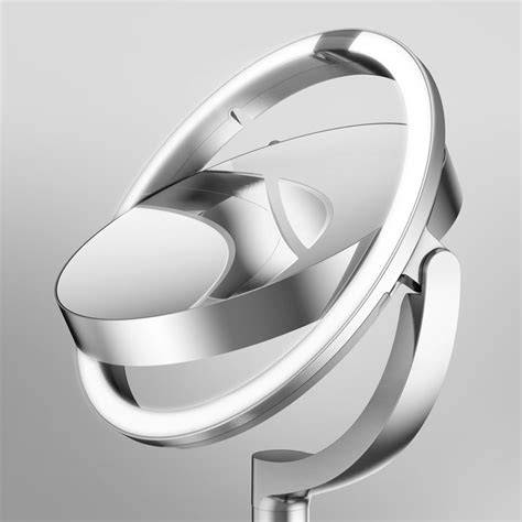 Kosmetické zrcátko s LED osvětlením průměr 20 cm