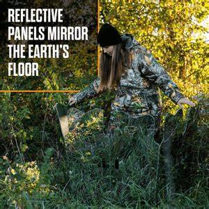 GhostBlind mirrored panels in field