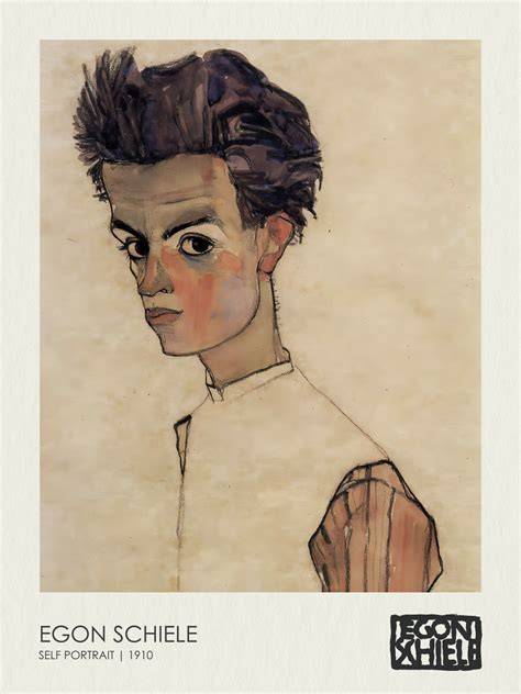 reprodukce schiele laminace ilustrace
