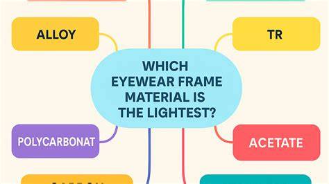 illustrative diagram of durable eyewear materials