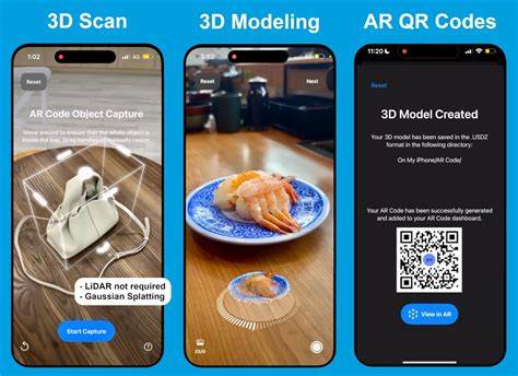 AR Code 3D model a AR Code QR záznam