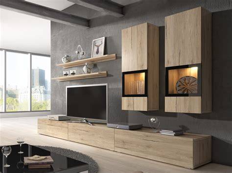 obývací stěna design inspirace moderní