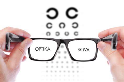 grafika schématu měření zraku a výběru brýlí