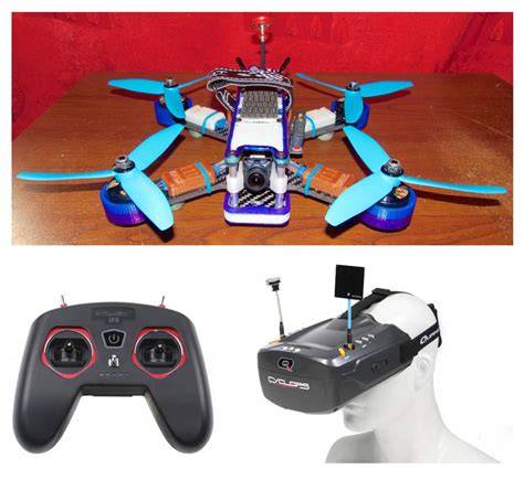 FPV dron a brýle: zobrazovací systém