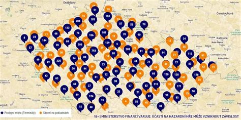 mapa nejbližší pobočky ARTE Optik