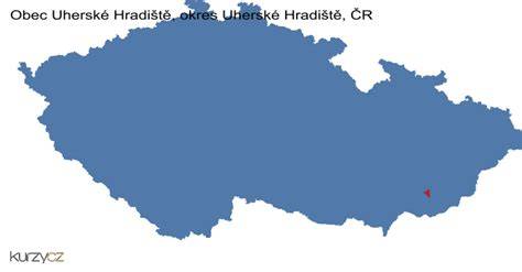 Mapa polohy Uherské Hradiště