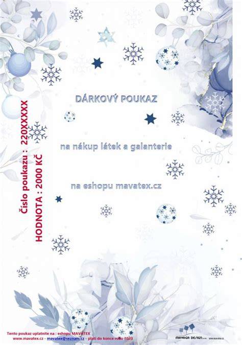 vánoční poukaz Fokus optik (2000 Kč)