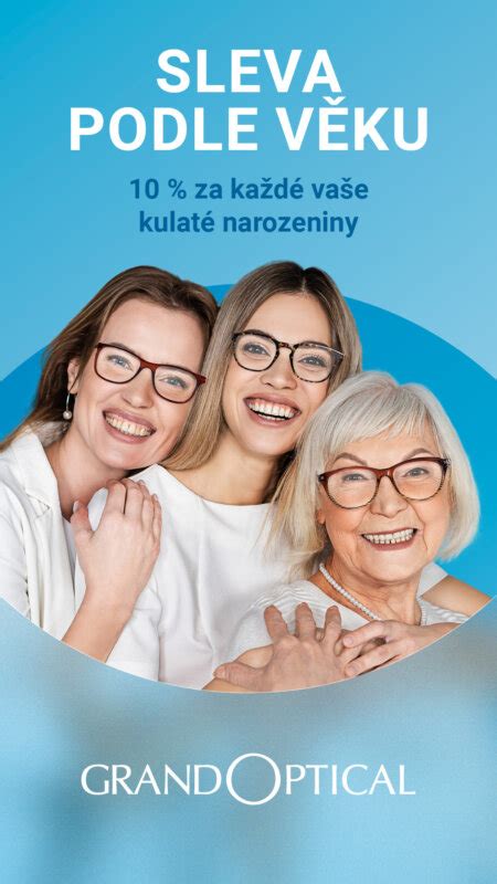 Vizuální přehled věrnostního programu GrandOptical (kartička, sleva a podmínky)