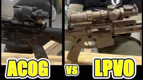 kolimátor vs LPVO praktický porovnání