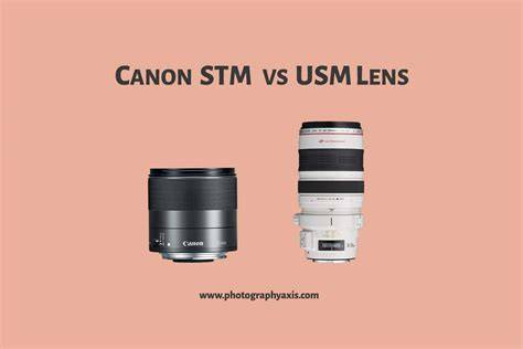 ostření USM vs STM vysvětlení