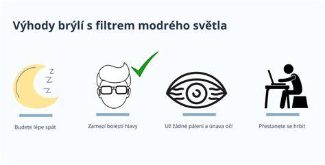 ilustrační obrázek brýlí proti modrému světlu