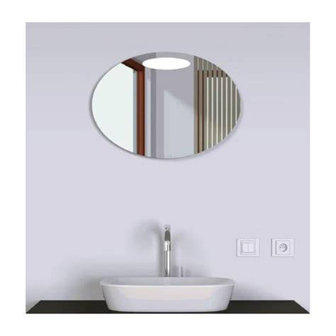 oválne zrcadlo rám designu ukázka