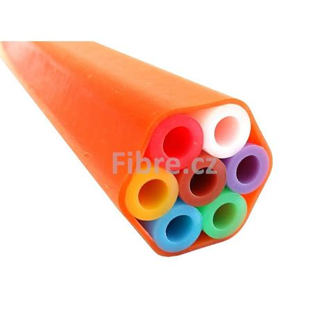 zafukování mikrotrubiček v HDPE trubkách