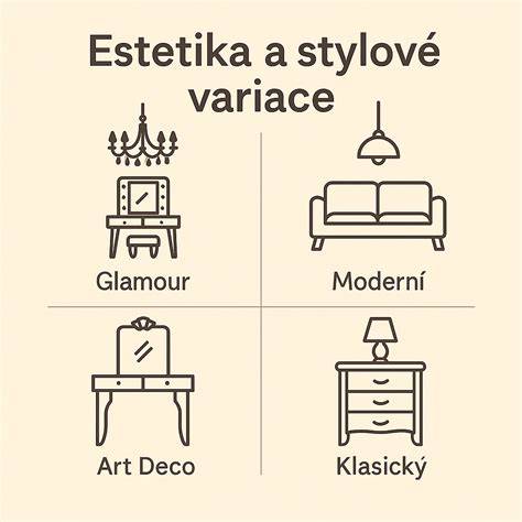 zrcadlový nábytek a světlo efekt