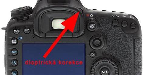 Dioptrická korekce a hledáček Nikon